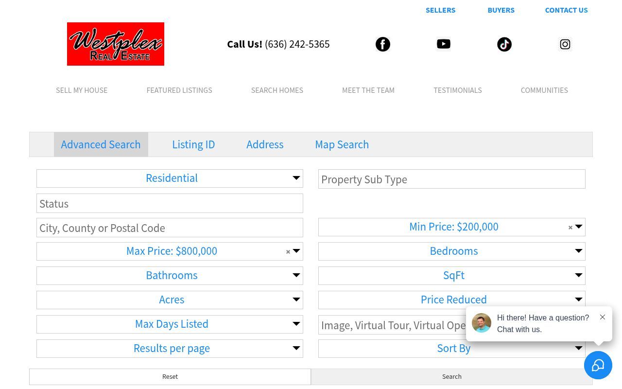 Homepage screenshot of johnmeiersells.idxbroker.com