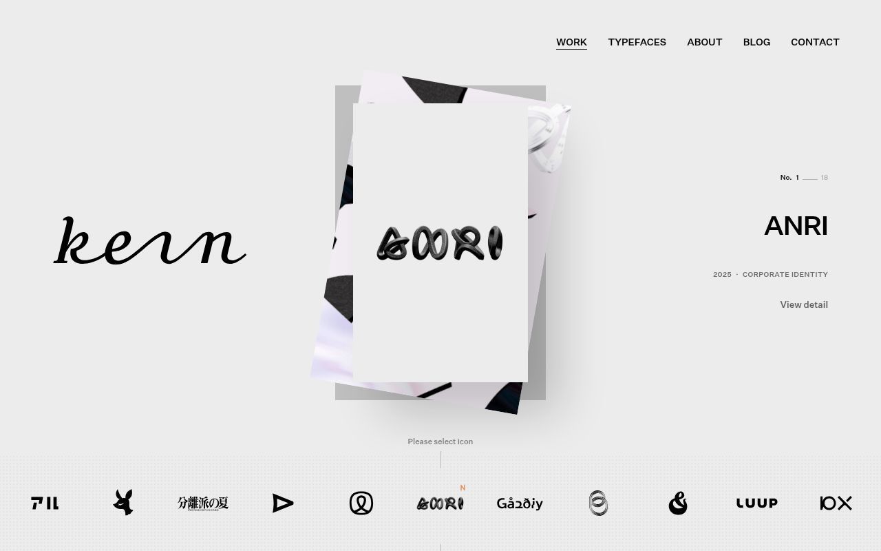 Homepage screenshot of kern.inc