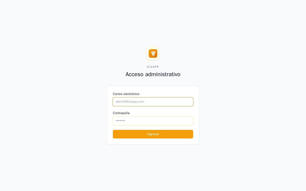 Homepage screenshot of kioapp.franco-silva.site