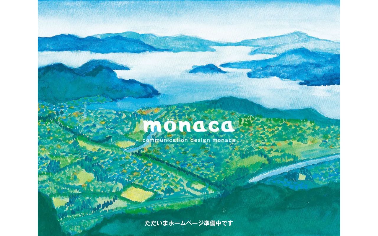 Homepage screenshot of monaca-d.com