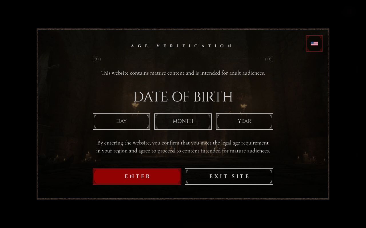 Homepage screenshot of mortalshell.com