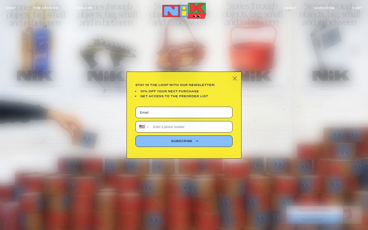 Homepage screenshot of nikolasbentelstudio.com