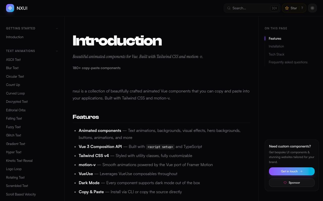 Homepage screenshot of nxui.geoql.in