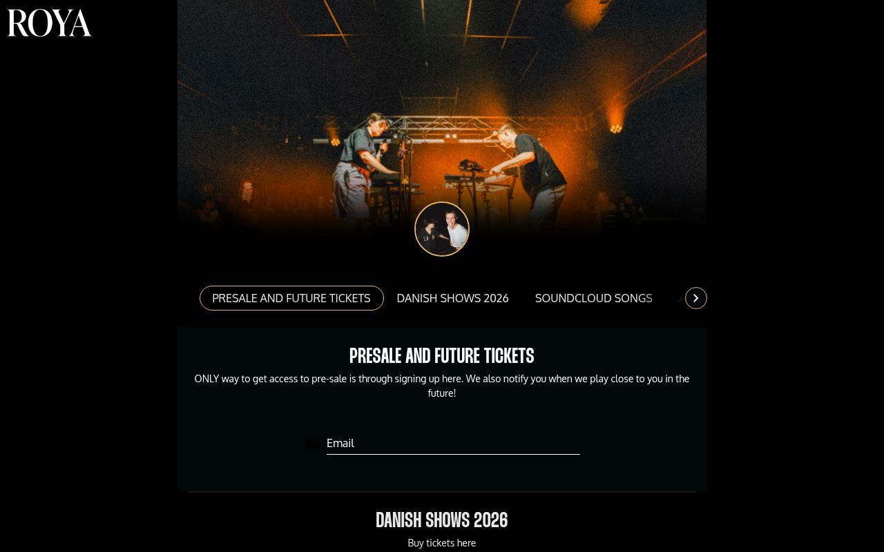 Homepage screenshot of ohmyroya.os.fan