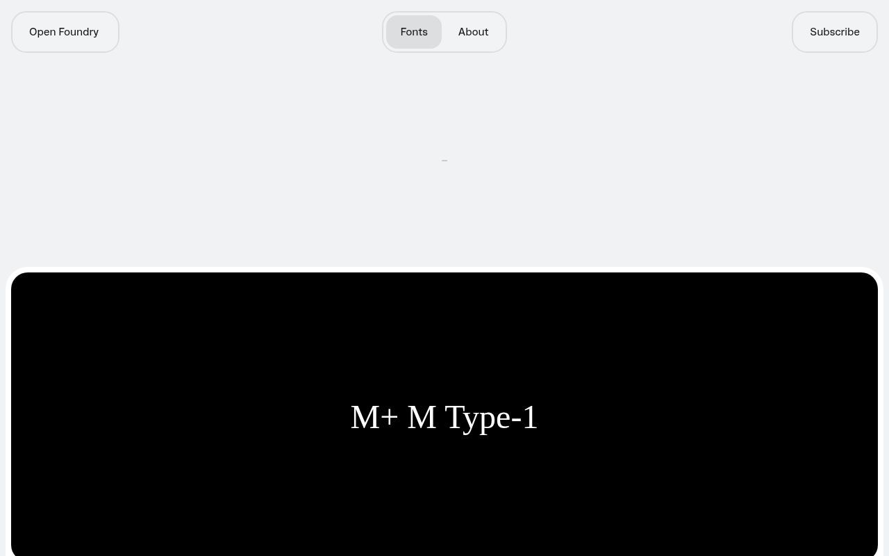 Homepage screenshot of open-foundry.com