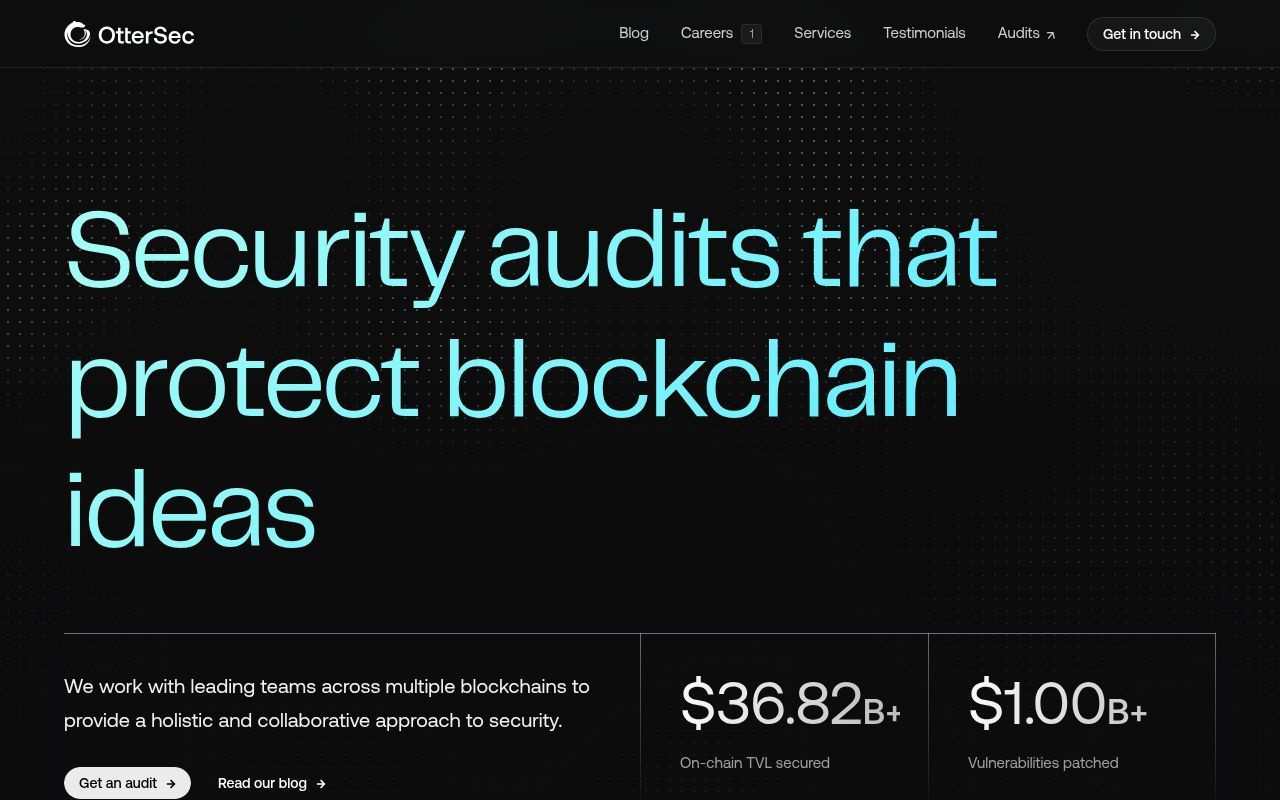 Homepage screenshot of osec.io