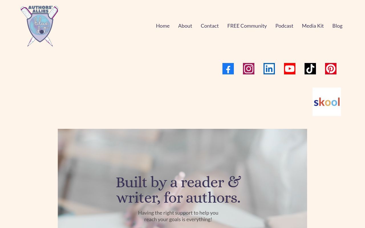 Homepage screenshot of pages.bluedotdigitalmarketing.com