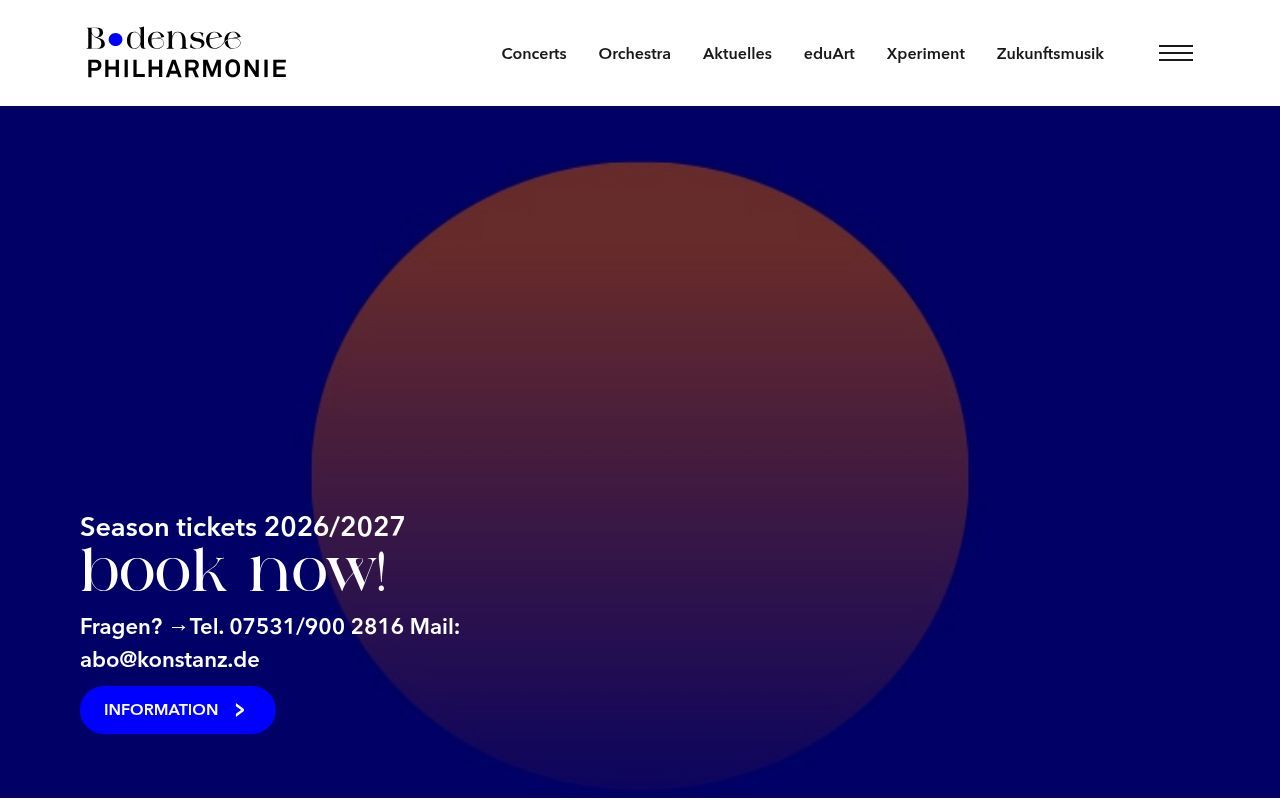 Homepage screenshot of philharmonie-konstanz.de