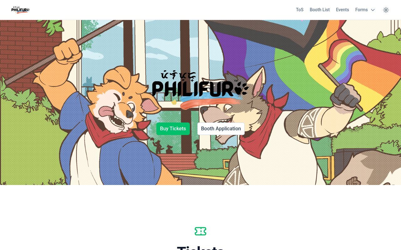 Homepage screenshot of philifur.com