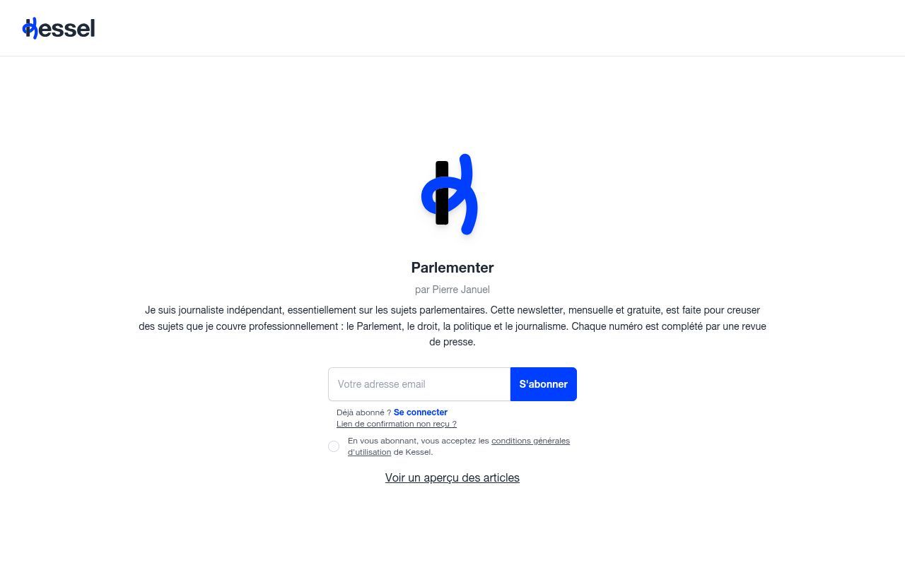 Homepage screenshot of pjanuel.kessel.media