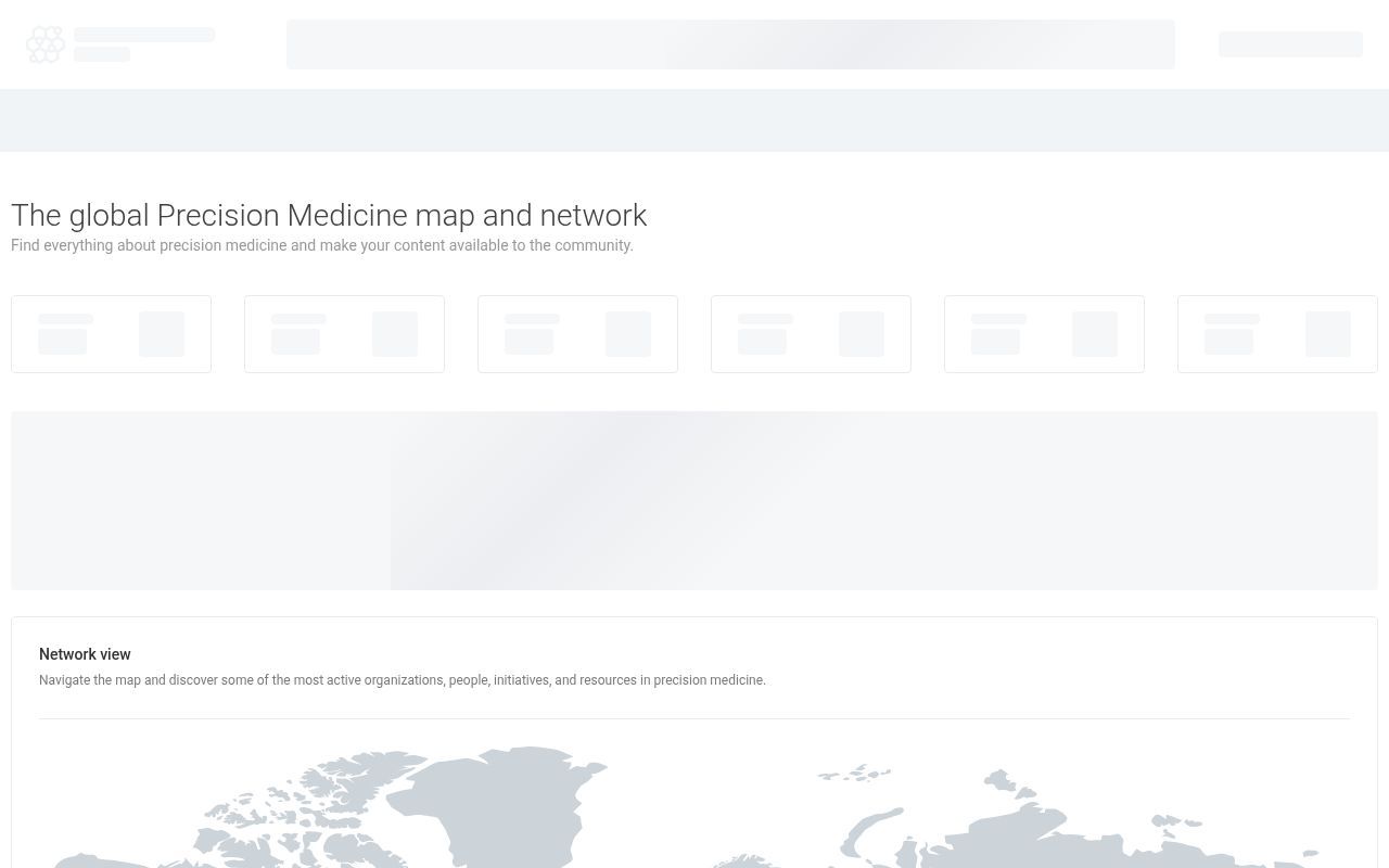 Homepage screenshot of precisionmedicine.synapseconnect.org