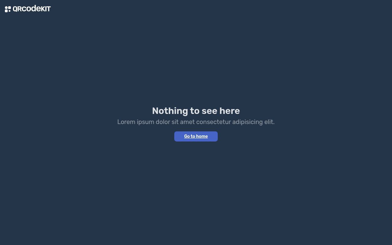 Homepage screenshot of qrkit.co