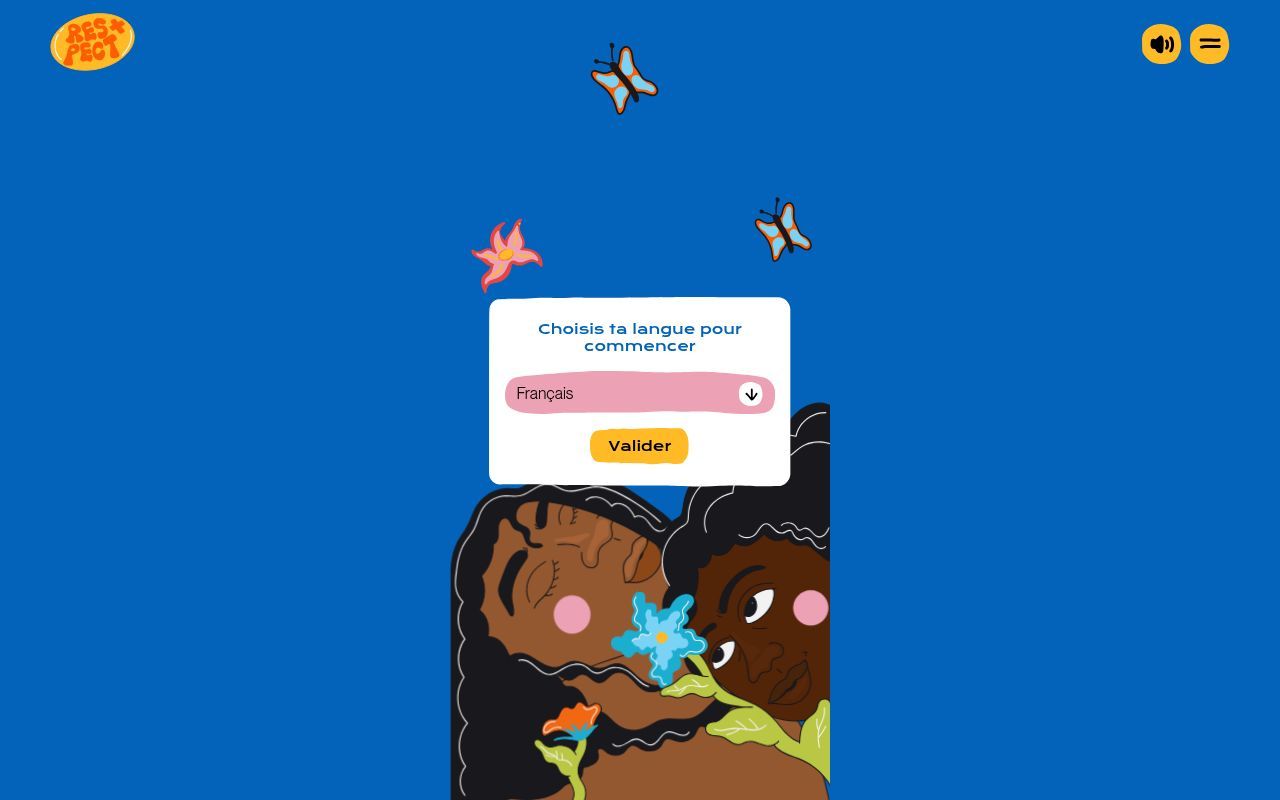 Homepage screenshot of respectplus.ca
