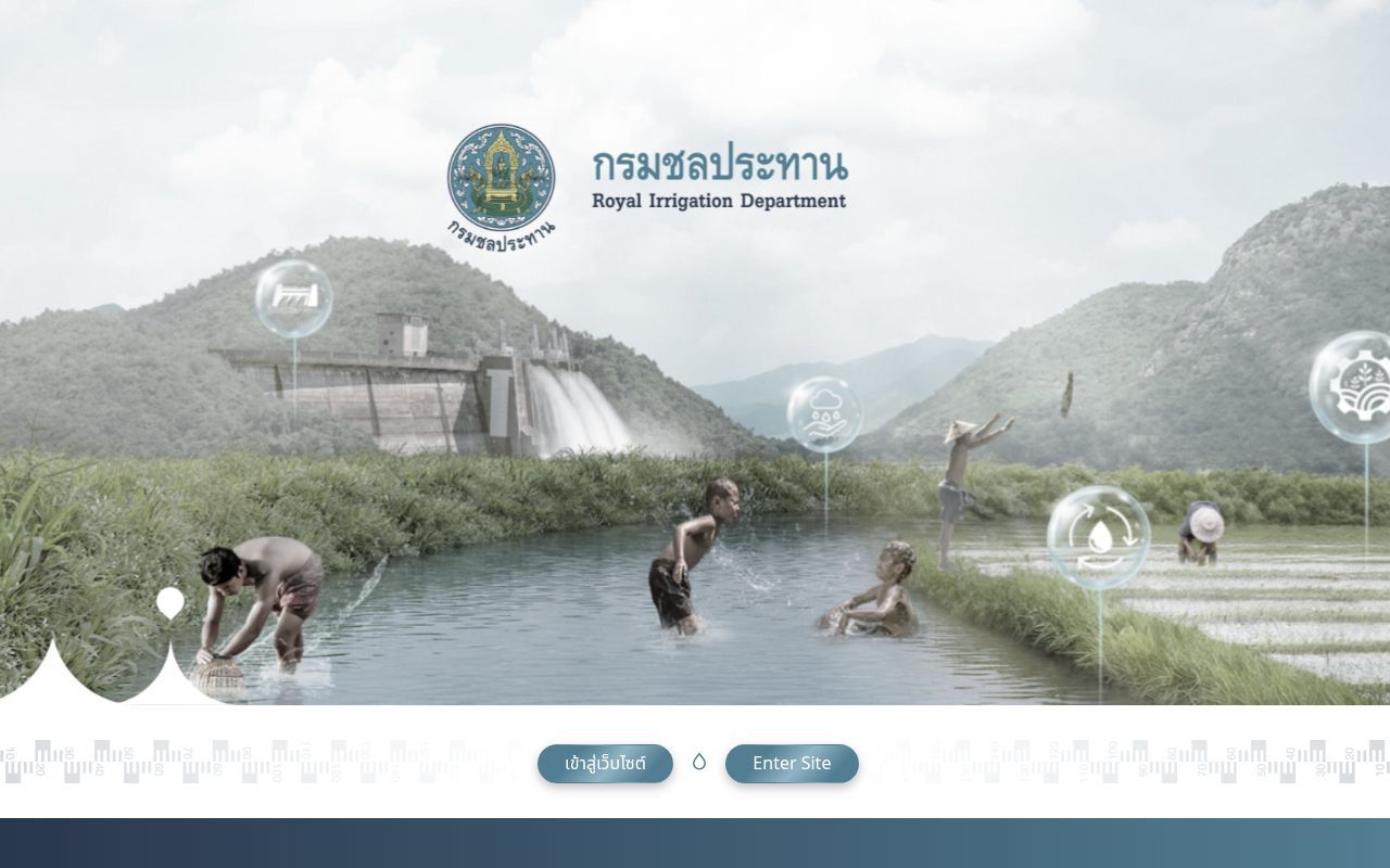 Homepage screenshot of rid.go.th