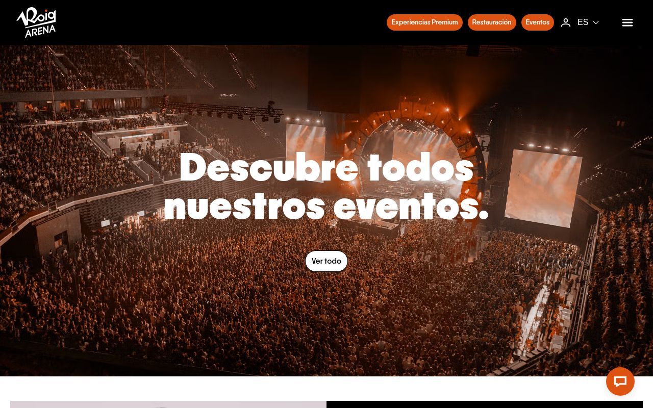 Homepage screenshot of roigarena.com