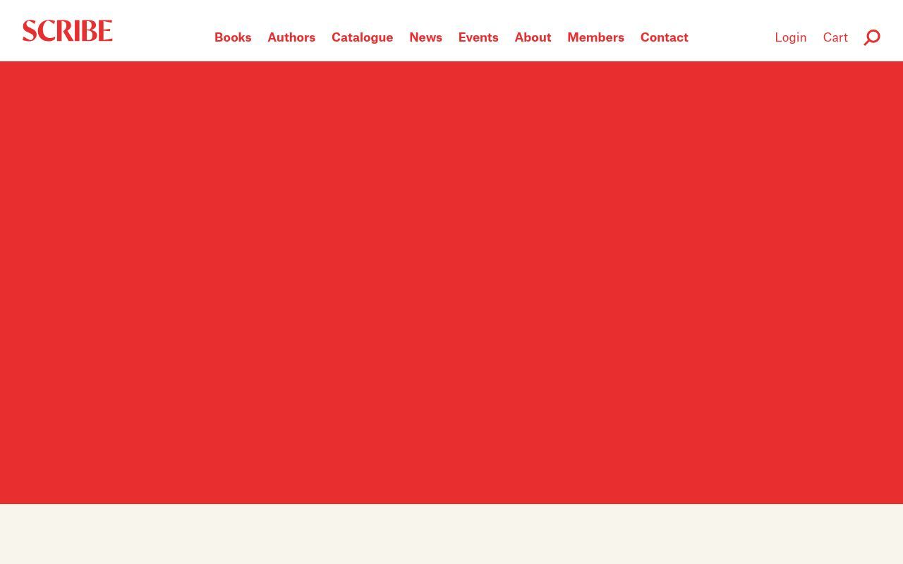 Homepage screenshot of scribepublications.com.au