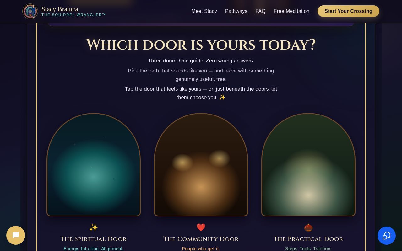 Homepage screenshot of showmeyournuts.live