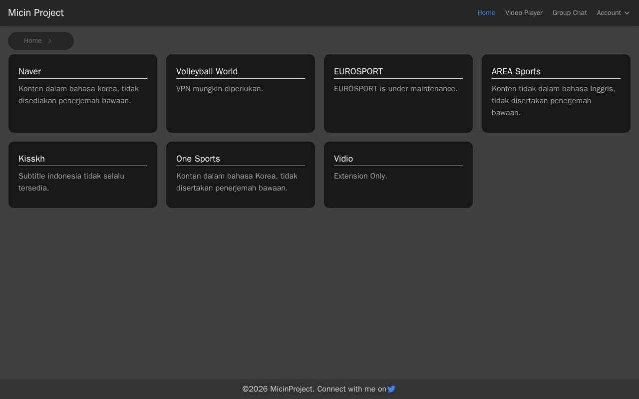 Homepage screenshot of siegheil.micinproject.my.id
