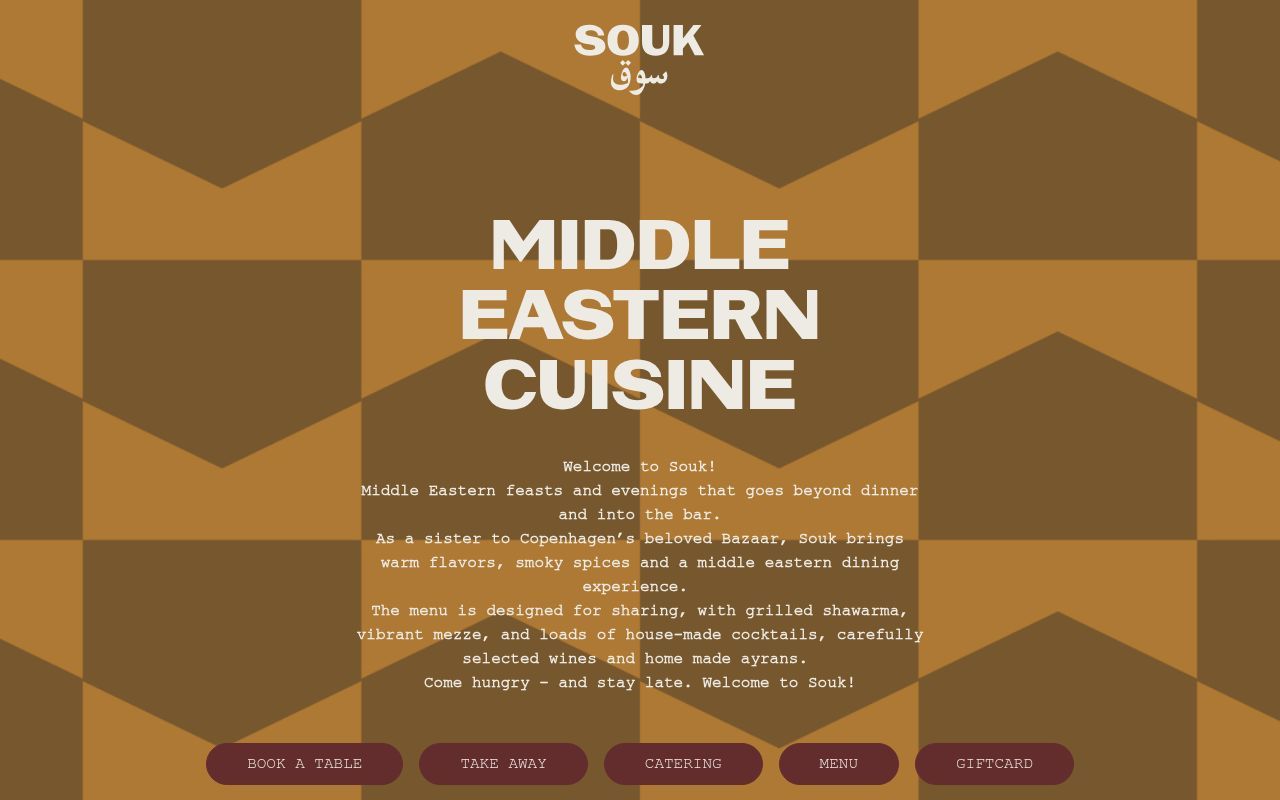 Homepage screenshot of soukaarhus.dk