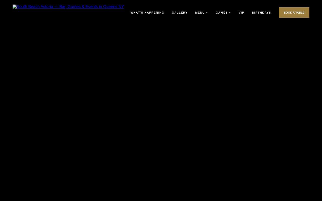 Homepage screenshot of southbeachastorianyc.com
