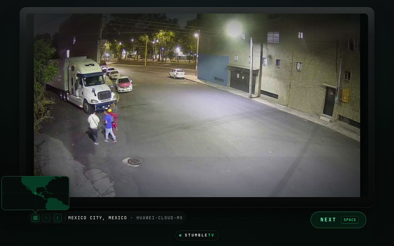 Homepage screenshot of stumbletv.alec.is