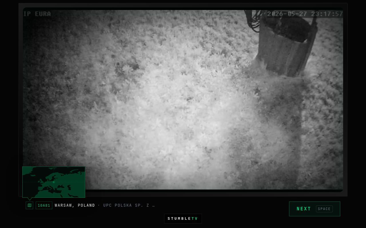 Homepage screenshot of stumbletv.alectrocute.workers.dev