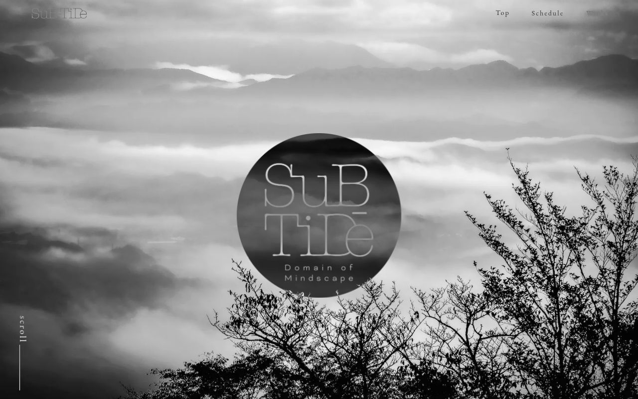Homepage screenshot of sub-tide.com