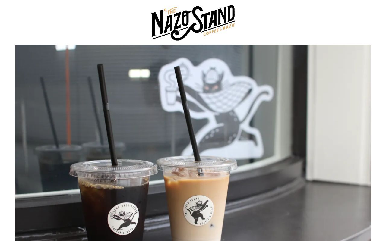 Homepage screenshot of the-nazo-stand.com