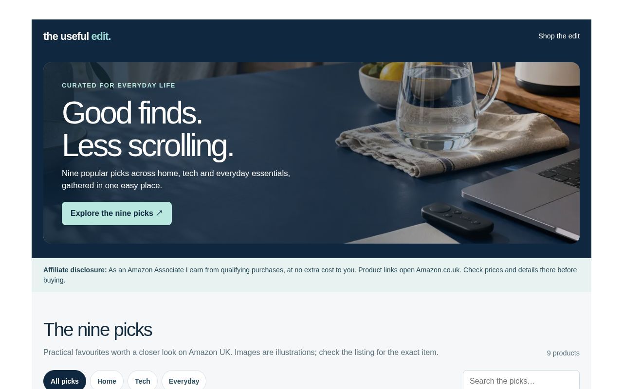 Homepage screenshot of the9picks.spdigitalconsultants.co.uk