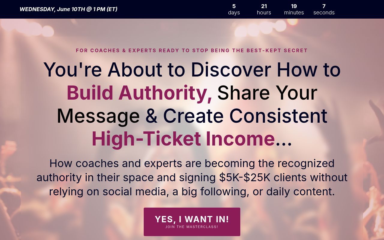 Homepage screenshot of theknownmethod.com