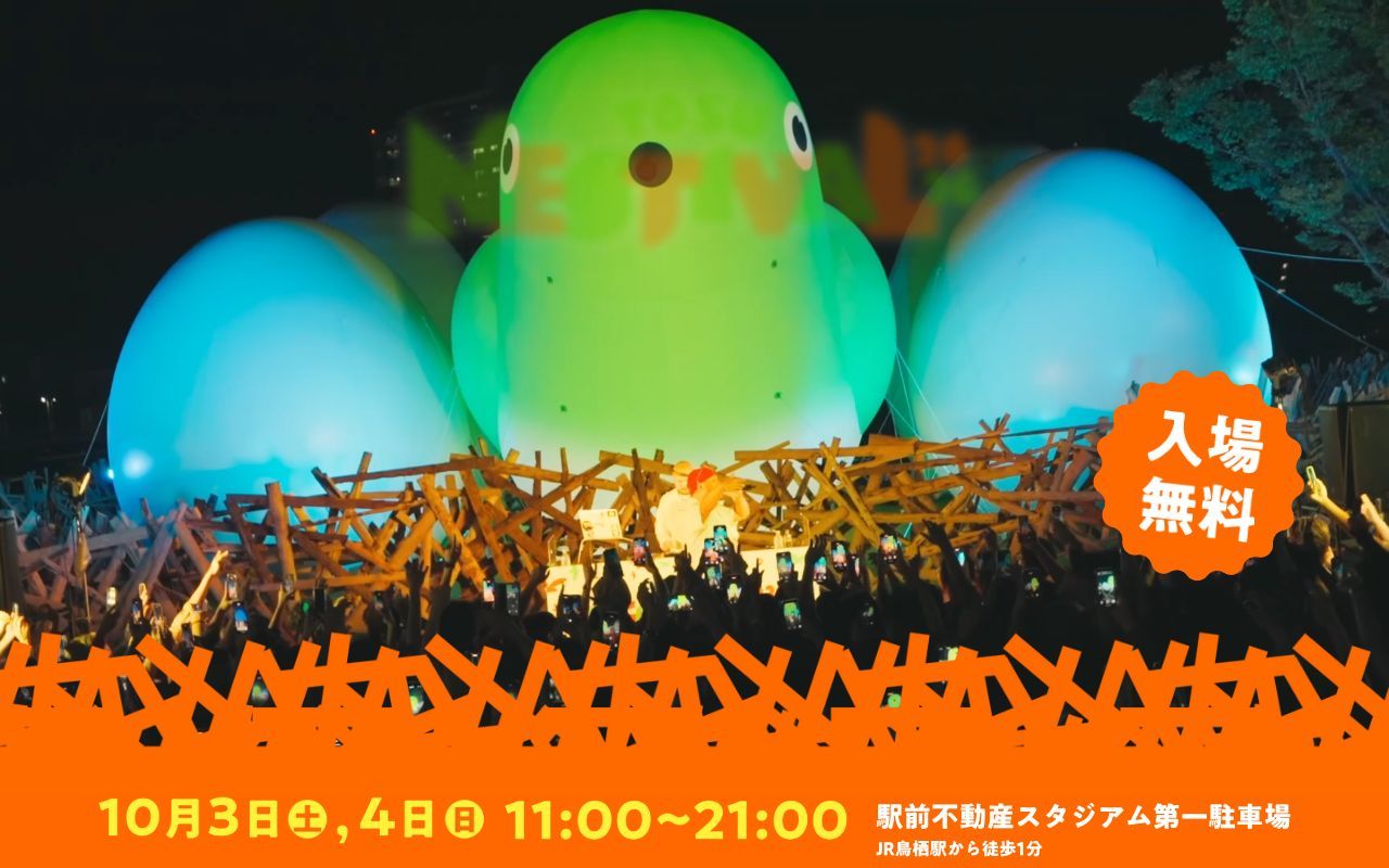 Homepage screenshot of tosu-nestival.com