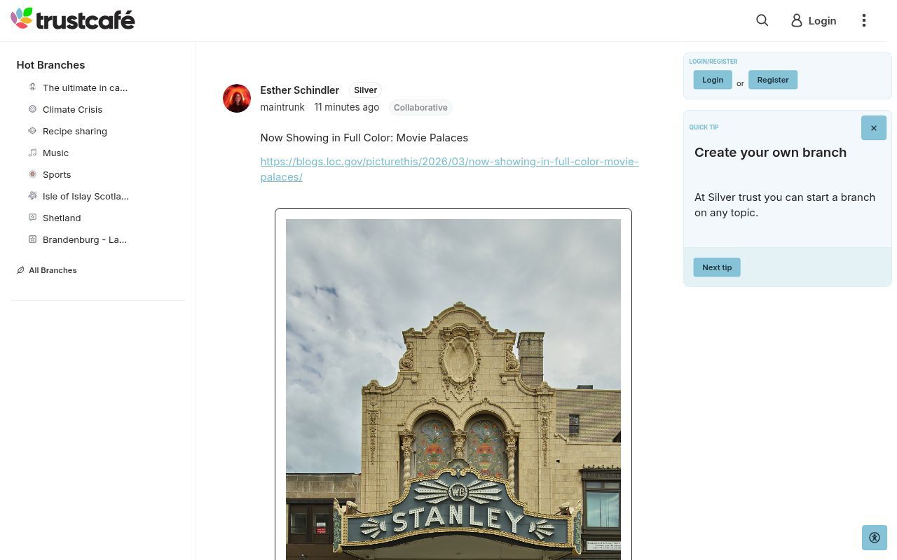 Homepage screenshot of trustcafe.io