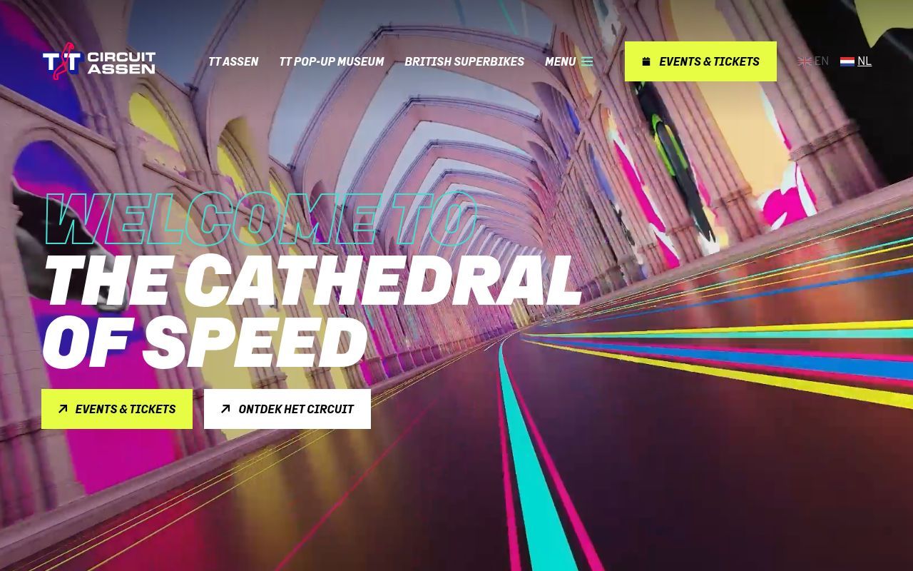 Homepage screenshot of ttcircuit.com