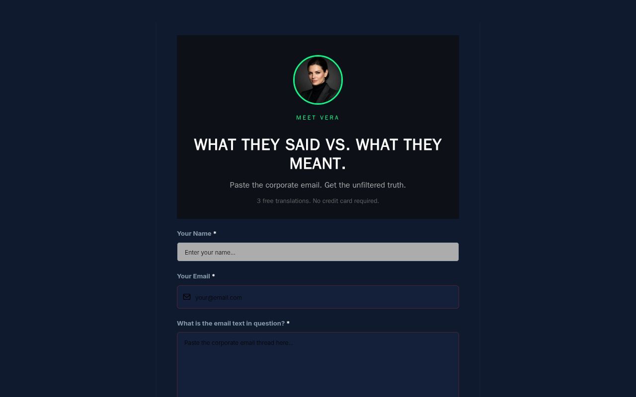 Homepage screenshot of unfilter.lazyent.com