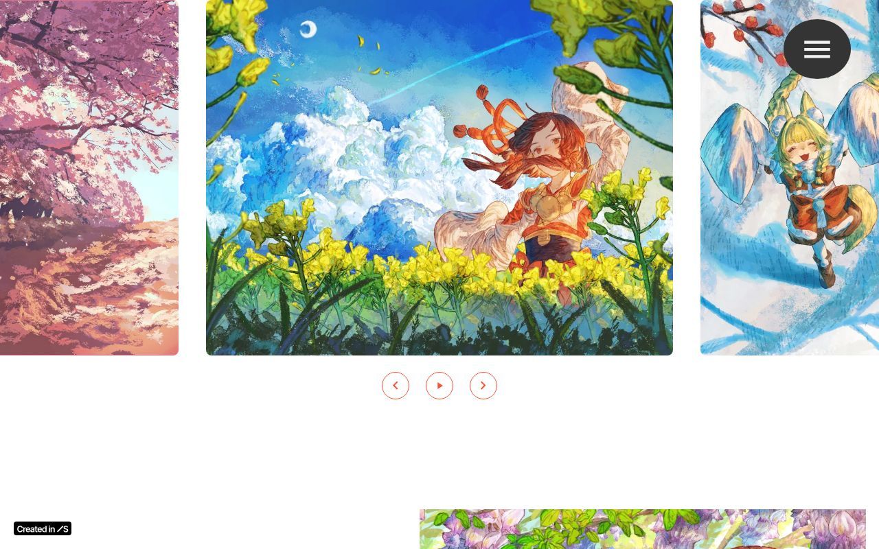 Homepage screenshot of violet249054.studio.site