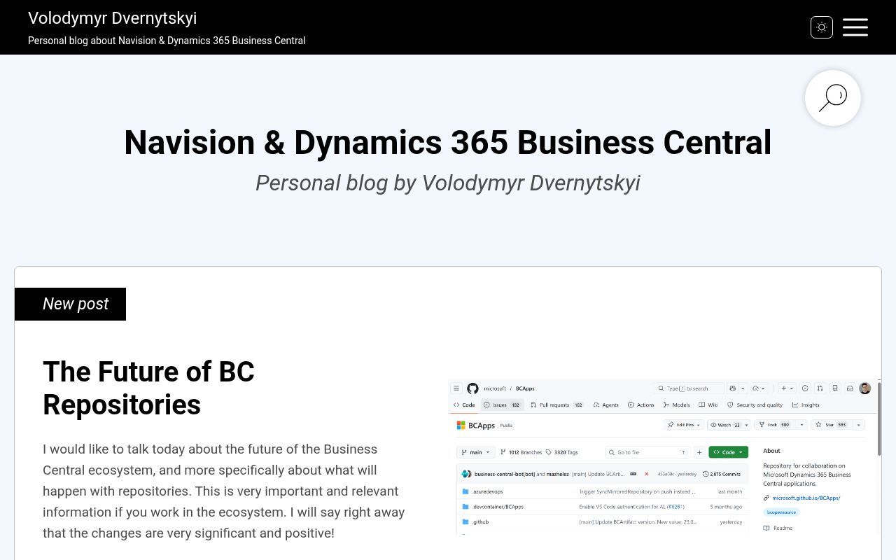 Homepage screenshot of vld-bc.com