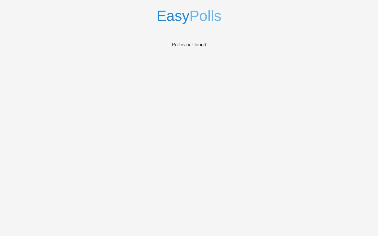 Homepage screenshot of vote.easypolls.net