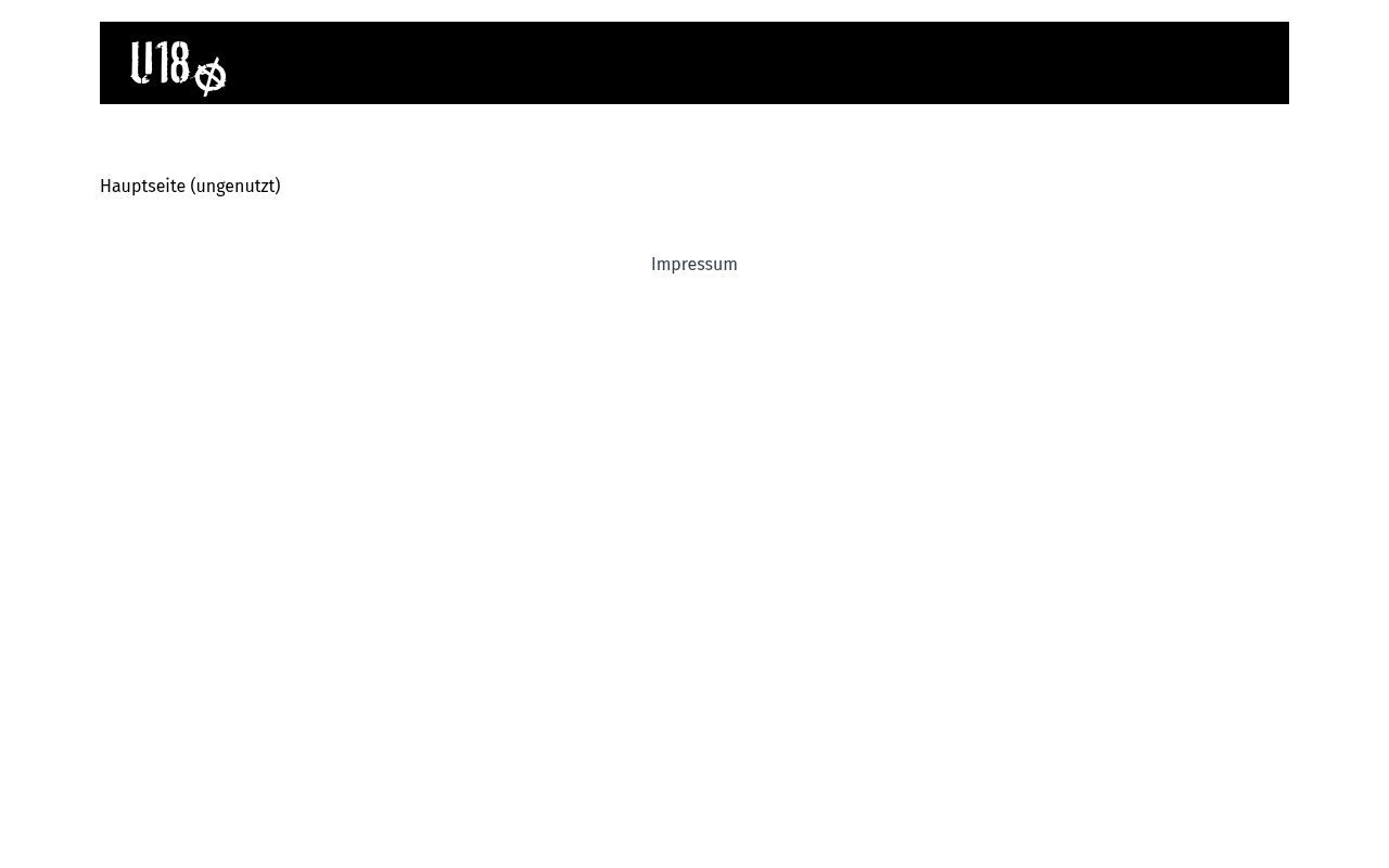 Homepage screenshot of wahlen.u18.org