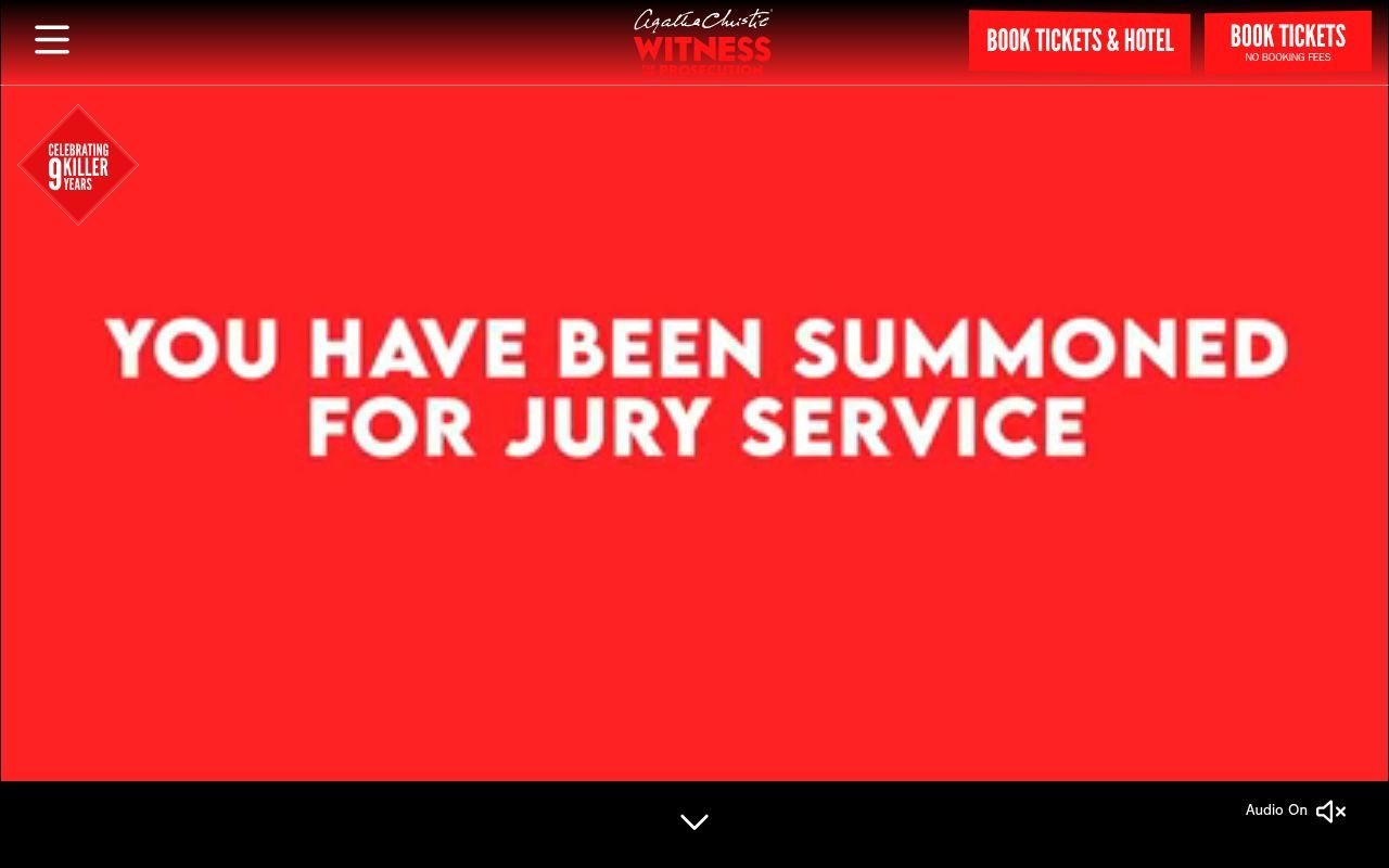 Homepage screenshot of witnesscountyhall.com