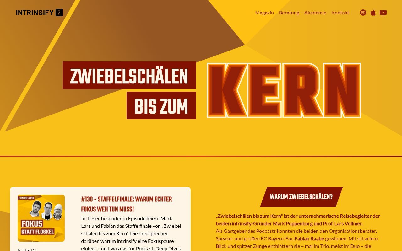 Homepage screenshot of zwiebelschaelen.de