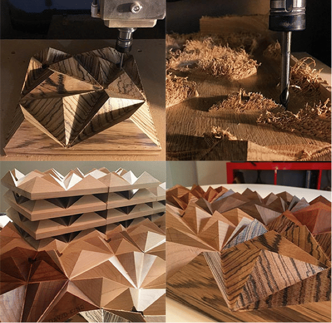 CNC wood milling production