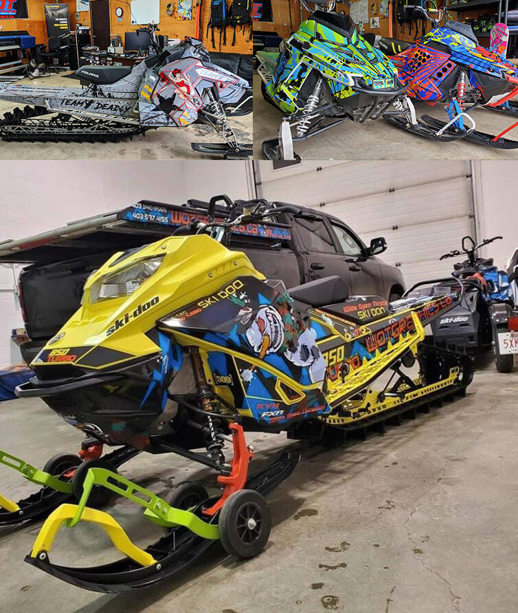 gráficos personalizados para skidoo