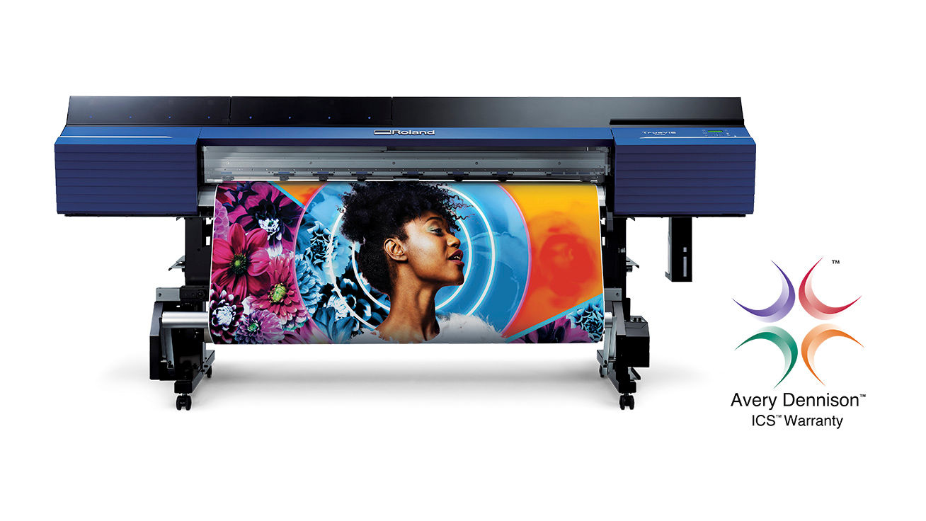 Roland DGA's New TrueVIS TR2 Eco-Solvent ink technology has received Avery Dennison's ICS Performance Guarantee.