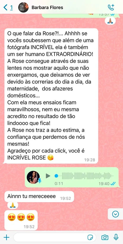 depoimento 1 ensaio newborn