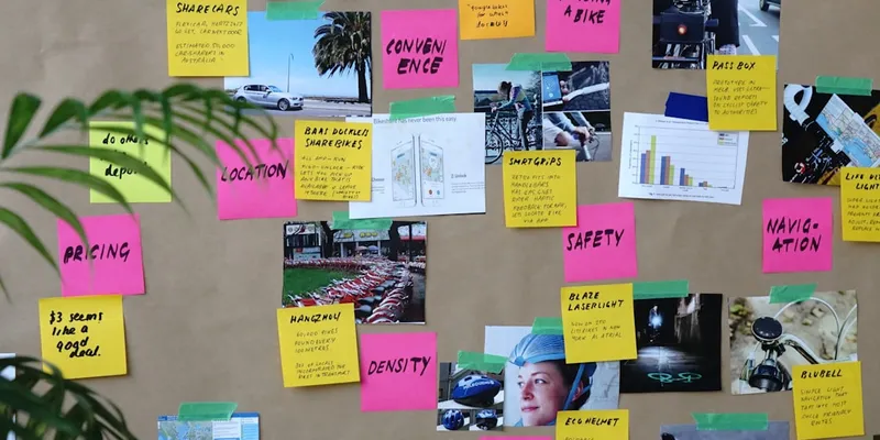 Kanban-Board mit Auftragskarten für einen Handwerksbetrieb