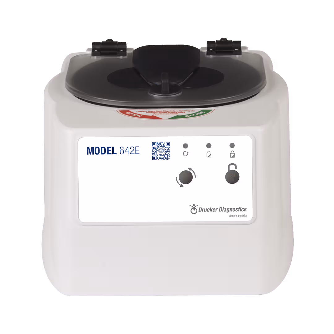 Buy Drucker Diagnostics 642E Benchtop Centrifuge at best price in India with Free Shipping, Installation & Service