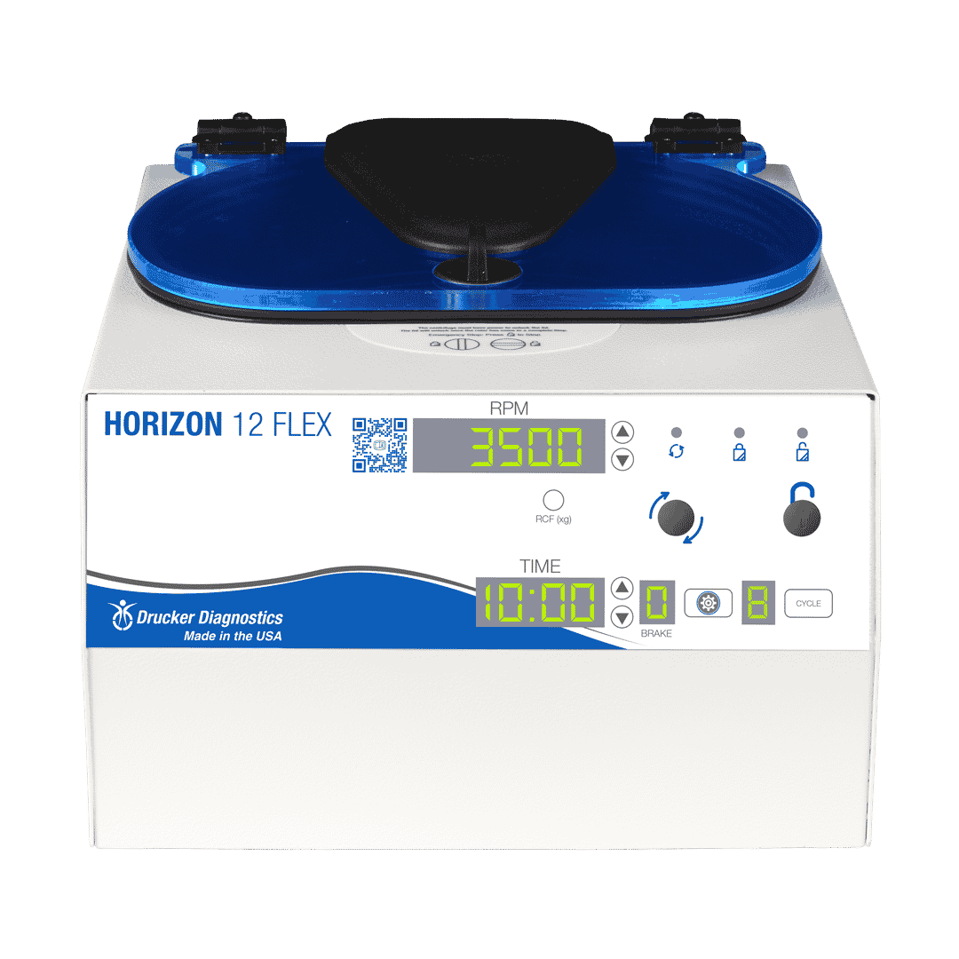 Buy Drucker Diagnostics HORIZON 12 Flex Routine Centrifuge at best price in India with Free Shipping, Installation & Service