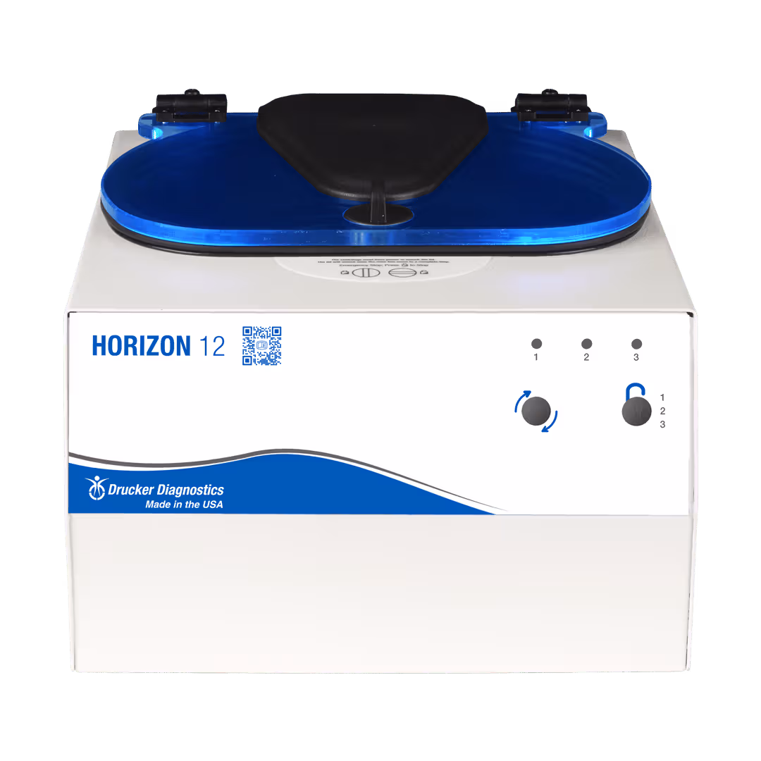 Buy Drucker Diagnostics HORIZON 12 Routine Centrifuge at best price in India with Free Shipping, Installation & Service
