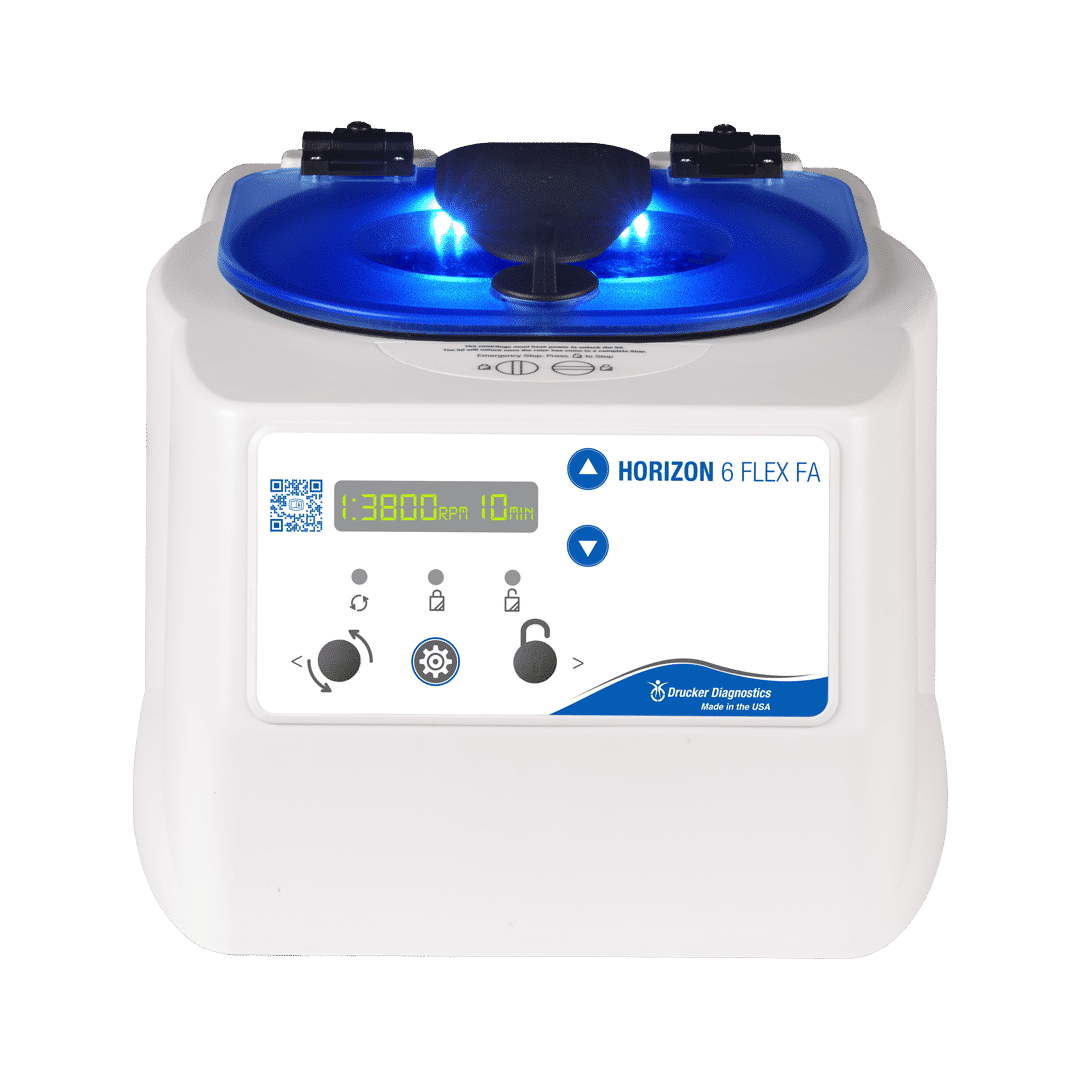 Buy Drucker Diagnostics HORIZON 6 Flex FA Routine Centrifuge at best price in India with Free Shipping, Installation & Service