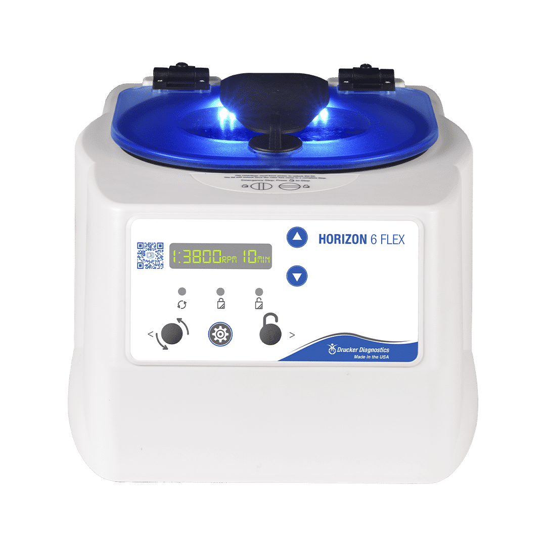 Buy Drucker Diagnostics HORIZON 6 Flex Routine Centrifuge at best price in India with Free Shipping, Installation & Service